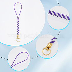 42pcs 7 Colors Braided Nylon Cord Mobile Straps&nbsp;FIND-GF0006-62