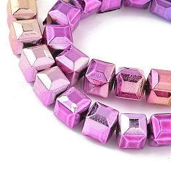 Electroplated Synthetic Non-magnetic Hematite Beads Strands&nbsp;G-A263-H01-03