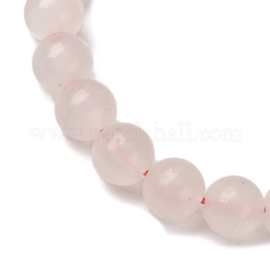 Natural Pink Mangano Calcite Beads Stretch Bracelet for Women&nbsp;BJEW-JB06715