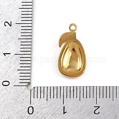 304 Stainless Steel Pendants&nbsp;STAS-L298-06G-03