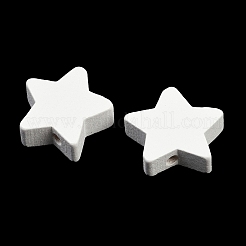 Spray Painted Wood Beads&nbsp;WOOD-F017-01A