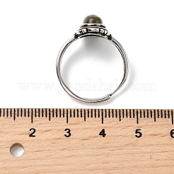 Natural Gemstone Finger Rings&nbsp;RJEW-A084-08AS
