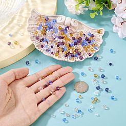 300Pcs 10 Styles Transparent Glass Beads&nbsp;EGLA-TA0013-20