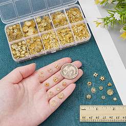 10 Styles Alloy & Iron & Brass Bead Caps&nbsp;FIND-PH0027-11