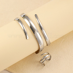 Alloy Cuff Bangle & Finger Rings Sets&nbsp;FS-WG33732-01
