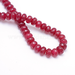 Natural White Jade Bead Strands&nbsp;X-G-R343-2x4-07