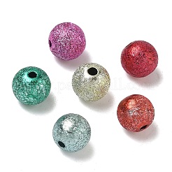 Spray Painted Acrylic Beads&nbsp;ACRP-Q018-8mm-M