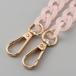 Acrylic Imitation Jelly Curb Chain Link Purse Chains&nbsp;FIND-WH0126-257E