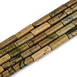 Natural Verdite Stone Beads Strands&nbsp;G-T141-71