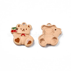Alloy Spray Painted Enamel Pendants&nbsp;X-ENAM-S115-197A