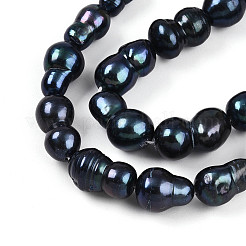 Natural Nucleated Baroque Keshi Pearl Beads Strands&nbsp;PEAR-S020-F13
