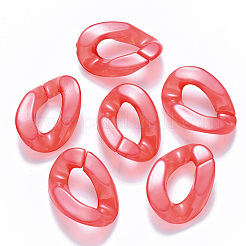 Imitation Jelly Acrylic Linking Rings&nbsp;OACR-S036-001B-E07