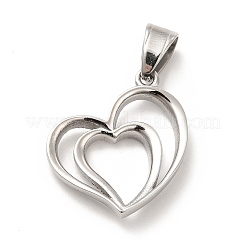 304 Stainless Steel Pendants&nbsp;STAS-K243-15P