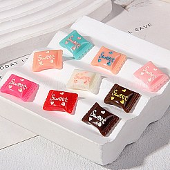 Opaque Resin Ccabochons&nbsp;CRES-I043-07