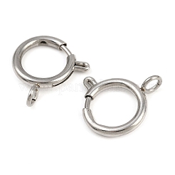 304 Stainless Steel Spring Ring Clasps&nbsp;STAS-B095-05G-P