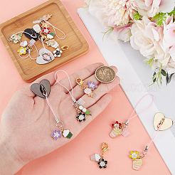 Alloy Enamel Mobile Straps & Pendant Decoration&nbsp;HJEW-OC00049