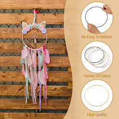 5Pcs 5 Colors Iron Rings&nbsp;FIND-TA0011-05