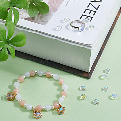 100Pcs Transparent Glass Cabochons&nbsp;GLAA-SC0001-96