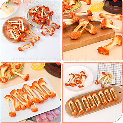 6Pcs 2 Styles PVC Model Food Bone Display Decoration&nbsp;AJEW-SC0004-17