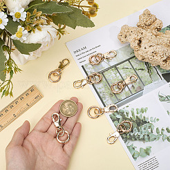 8Pcs Alloy Swivel Clasps&nbsp;HJEW-ME00048