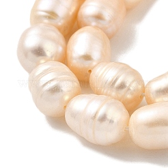 Natural Cultured Freshwater Pearl Beads Strands&nbsp;PEAR-I007-01E-01B