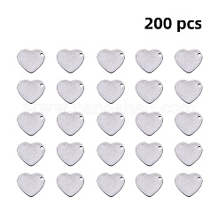 Handmade Gifts Ideas for Valentines Day 304 Stainless Steel Stamping Blank Tag Pendants&nbsp;STAS-PH0010-20