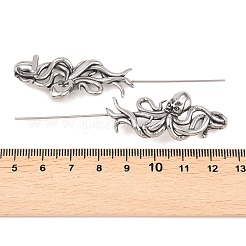 Octopus 316 Stainless Steel Ear Wrap Crawler Hook Earrings&nbsp;AJEW-C044-18AS