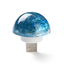 Resin & Epoxy Resin Decor Plate Night Light&nbsp;DJEW-K030-01A