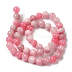 Natural Dyed White Jade Beads Strands&nbsp;G-M402-C03-07