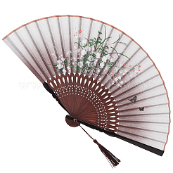 Bamboo Folding Fan&nbsp;AJEW-CY0002-79
