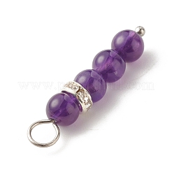 Gemstone Beaded Pendants&nbsp;PALLOY-JF01326