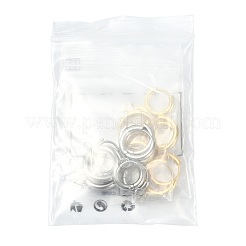 16Pcs 201 Stainless Steel Huggie Hoop Earring Findings&nbsp;STAS-FS0002-27A