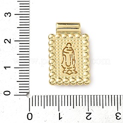 Brass & Plastic Pearl Pendants&nbsp;KK-L269-01G-02