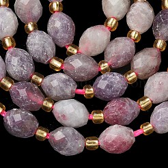 Natural Lepidolite Beads Strands&nbsp;G-F809-A43-01