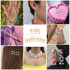 500Pcs Acrylic Beads&nbsp;SACR-TA0001-55W