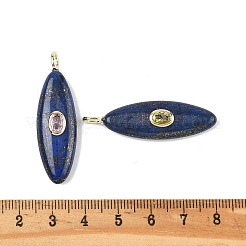 Dyed Natural Lapis Lazuli Pendants&nbsp;G-D357-01F