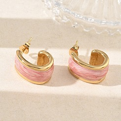 304 Stainless Steel Enamel Stud Earrings&nbsp;SA-CBA2696-35G
