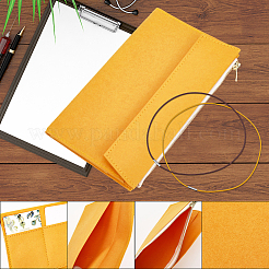 1Pc Rectangle Paper Invoice Zipper Storage Bags&nbsp;ABAG-CP0001-32B