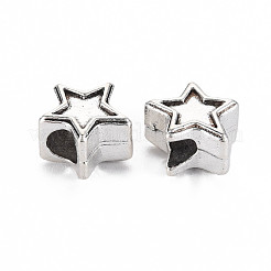 Tibetan Style Alloy European Beads Settings for Enamel&nbsp;TIBEB-N007-029