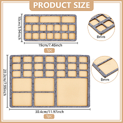 2Pcs 2 Styles Felt Bead Design Boards&nbsp;AJEW-BC0007-97