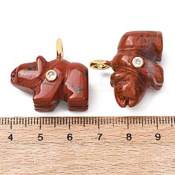 Natural & Synthetic Mixed Stone Carved Pendants&nbsp;G-H357-02G
