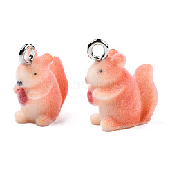 Flocky Resin Pendants&nbsp;RESI-N032-05