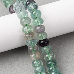 1 Strand Natural Colorful Fluorite Beads Strands&nbsp;G-OC0004-75
