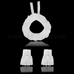 1Pc Polyester Double Layed Lace Collars&nbsp;AJEW-CY0001-19