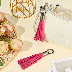 2Pcs Imitation Leather Tassel Pendant Decorations&nbsp;AJEW-CL0005-10A