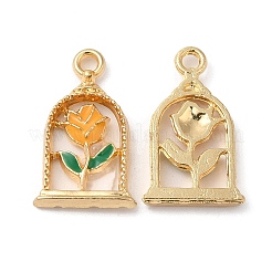 Eco-friendly Alloy Enamel Pendants&nbsp;PALLOY-M212-08G