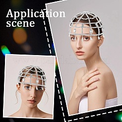 Alloy Rhinestone Headbands for Women&nbsp;AJEW-WH20020-241P