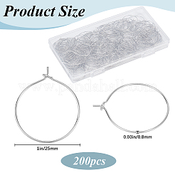 200Pcs Brass Wine Glass Charm Rings&nbsp;KK-SP0001-31B-P