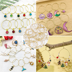 100Pcs 304 Stainless Steel Hoop Earrings Findings&nbsp;STAS-BBC0009-64