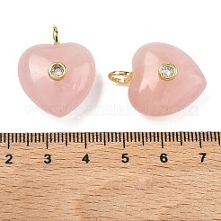Natural Rose Quartz Pendants&nbsp;G-B180-03G-09